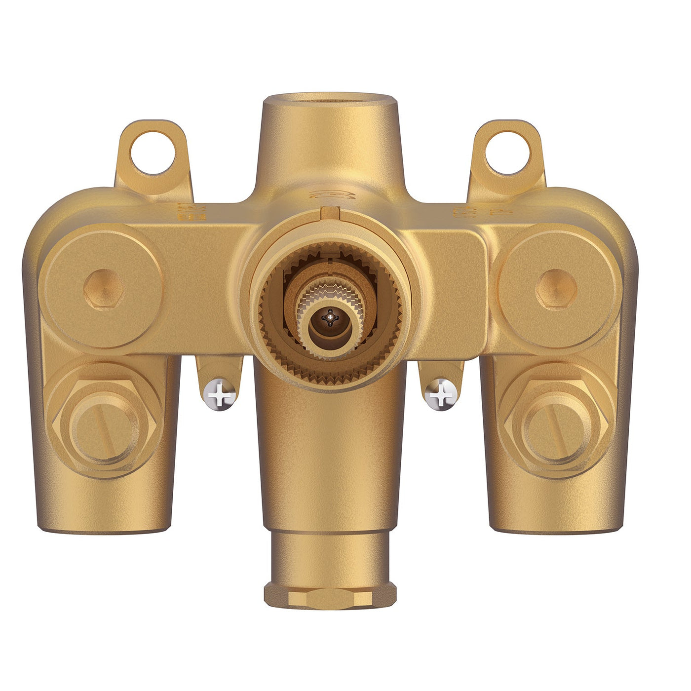 1H 3/4" Thermostatic Valve w/ Stops for Shower Systems