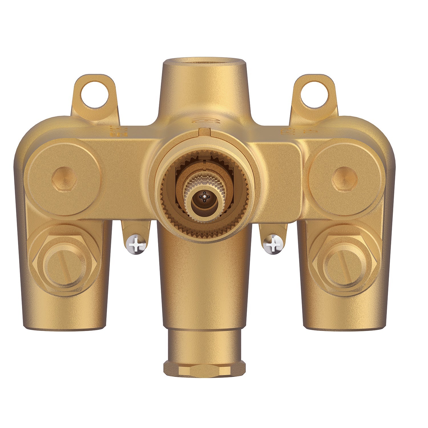 1H 3/4" Thermostatic Valve w/ Stops for Shower Systems