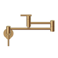 Parma Wall Mount Pot Filler 2.2gpm Brushed Bronze