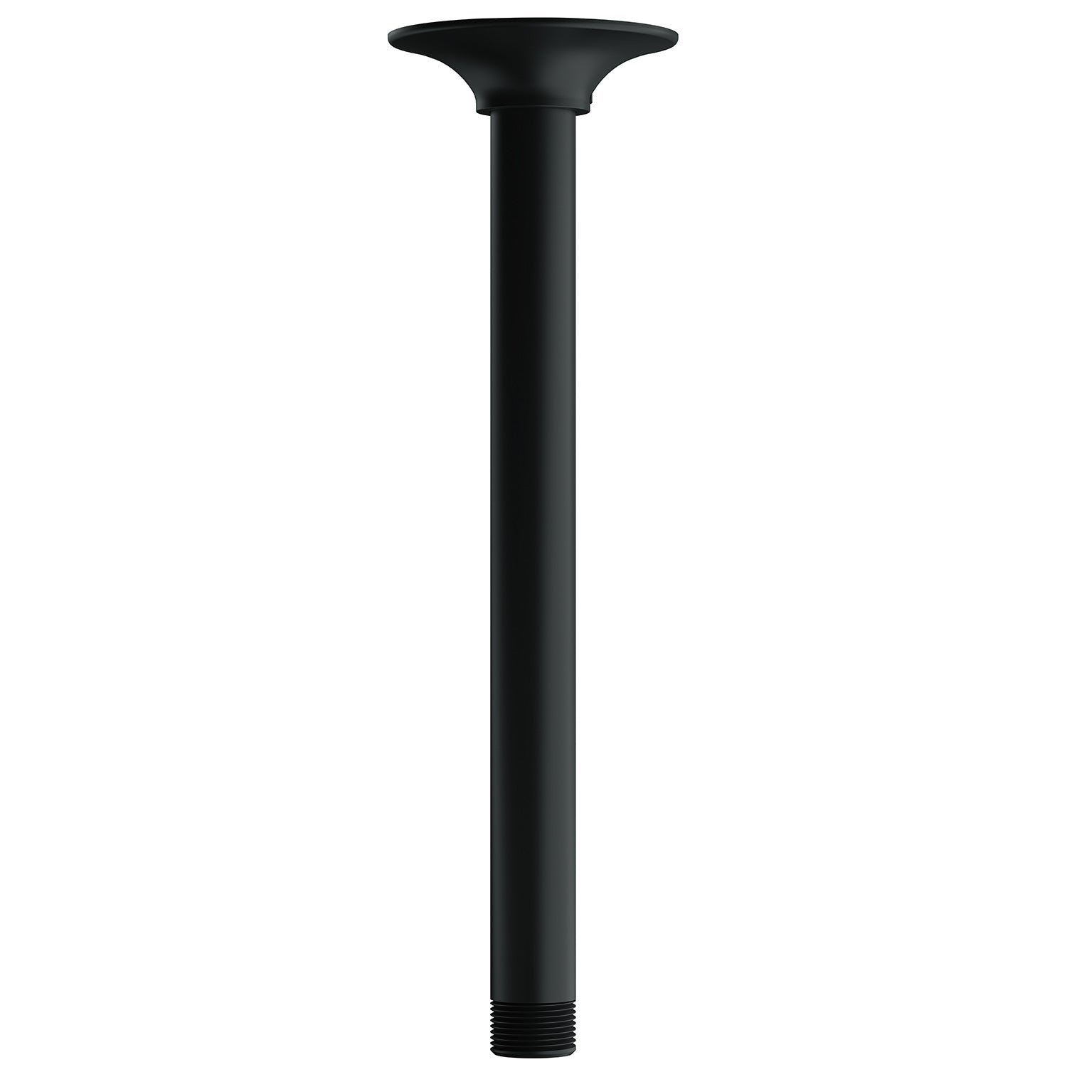 10" Ceiling Mount Showerarm w/ Escutcheon Satin Black