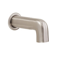Parma 6 1/2" Wall Mount Tub Spout without Diverter Brushed Nickel