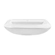 Avalanche Standard Ped Top 25"x21" Single Hole White